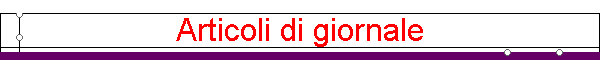 Articoli di giornale